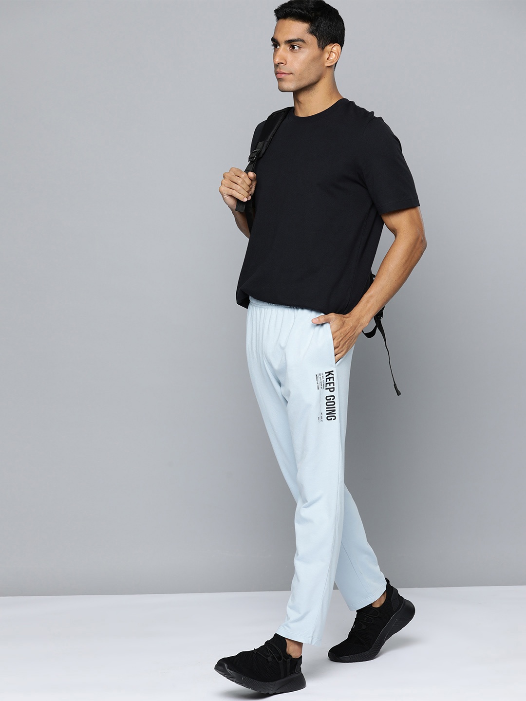 

HRX by Hrithik Roshan Men Rapid Dry Training Track Pants, Blue