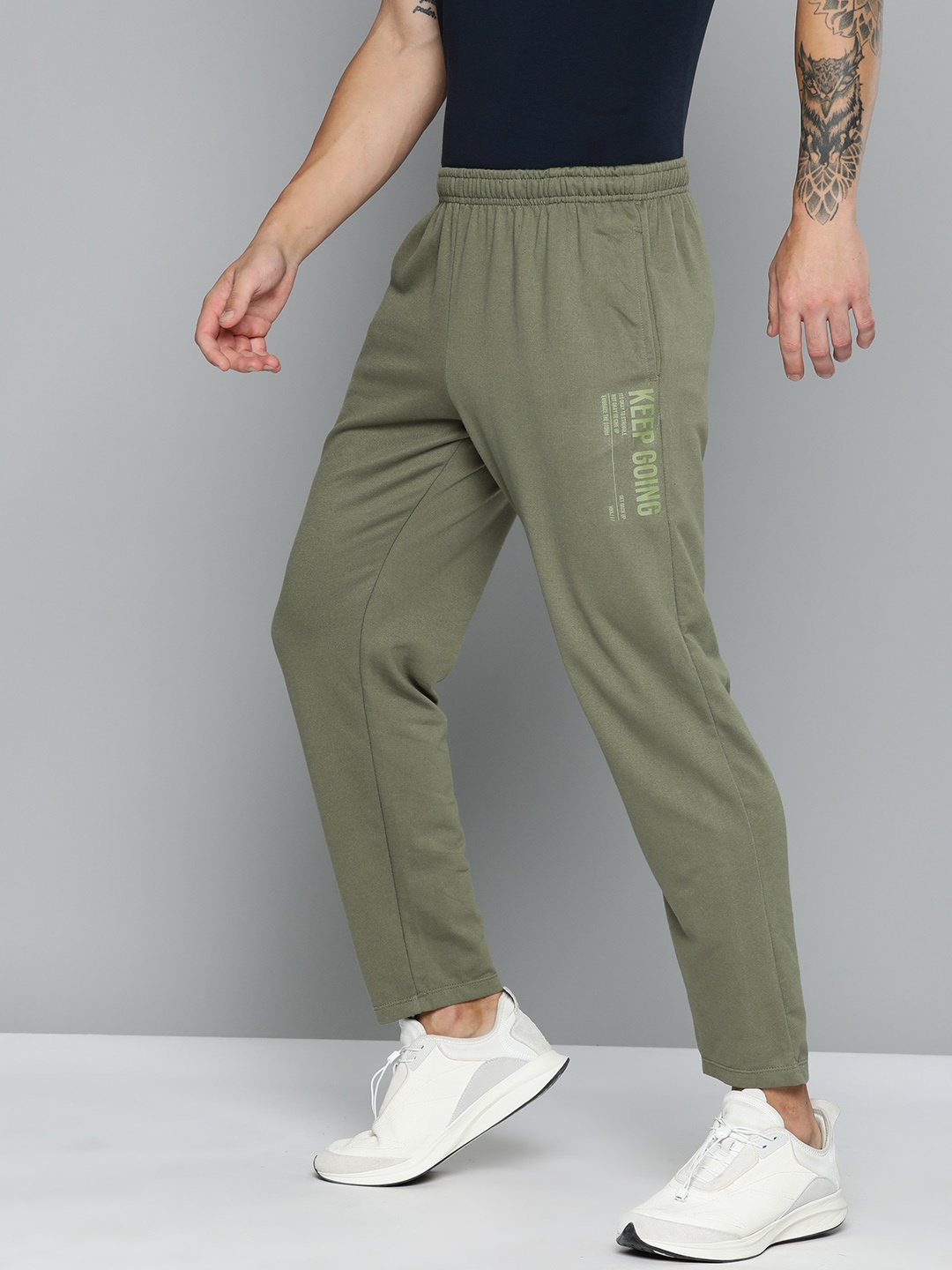 

HRX by Hrithik Roshan Men Lifestyle Track Pants, Olive