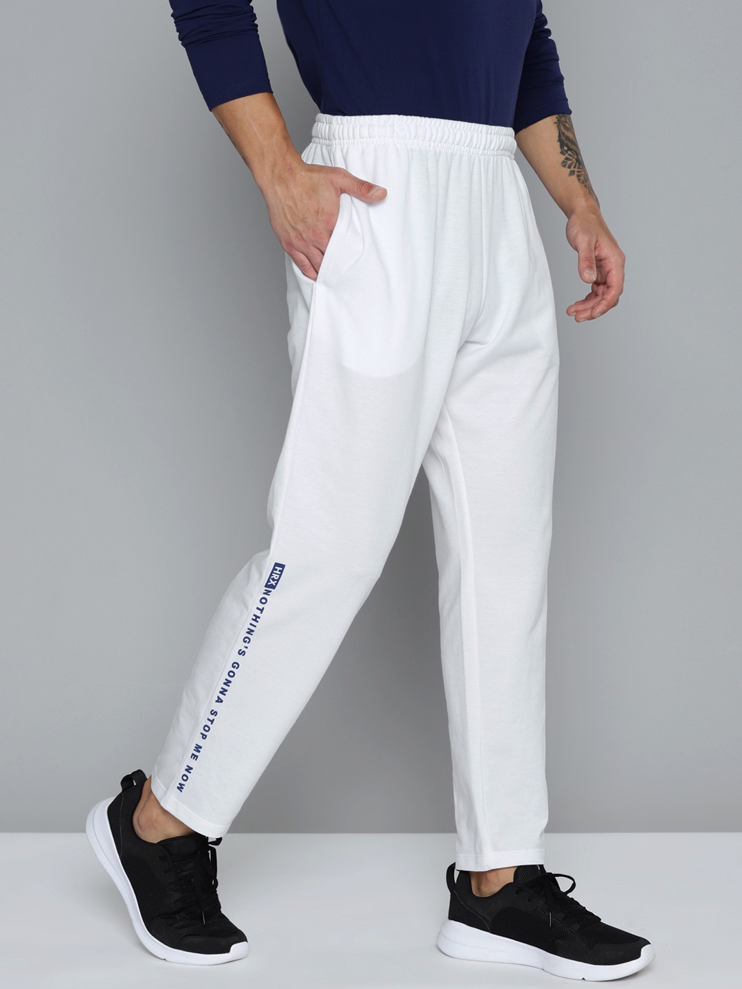 

HRX by Hrithik Roshan Men Lifestyle Track Pants, White