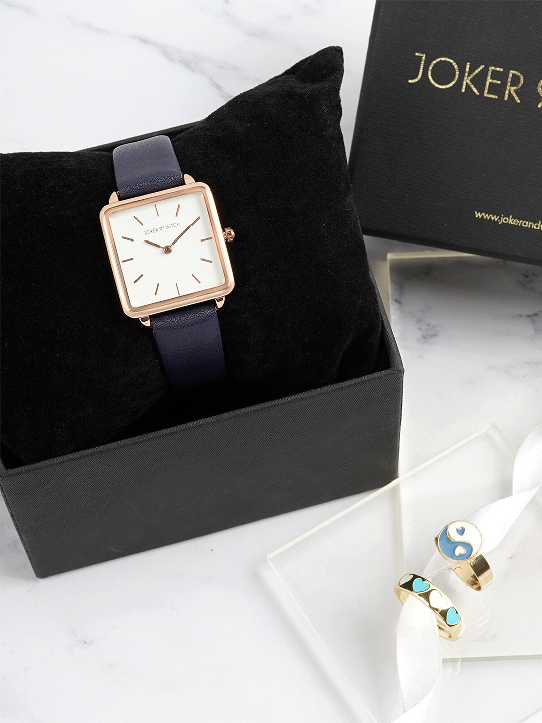 

JOKER & WITCH Women Watch Gift Set JWLT552, Blue