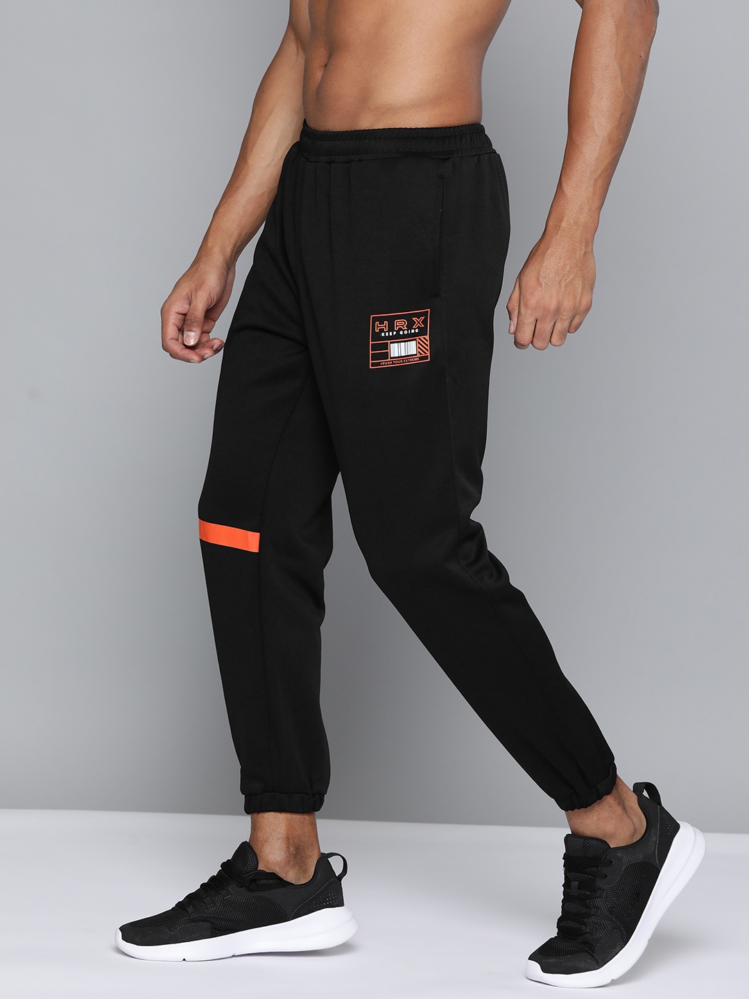 

HRX by Hrithik Roshan Men Training Rapid-Dry Joggers, Black