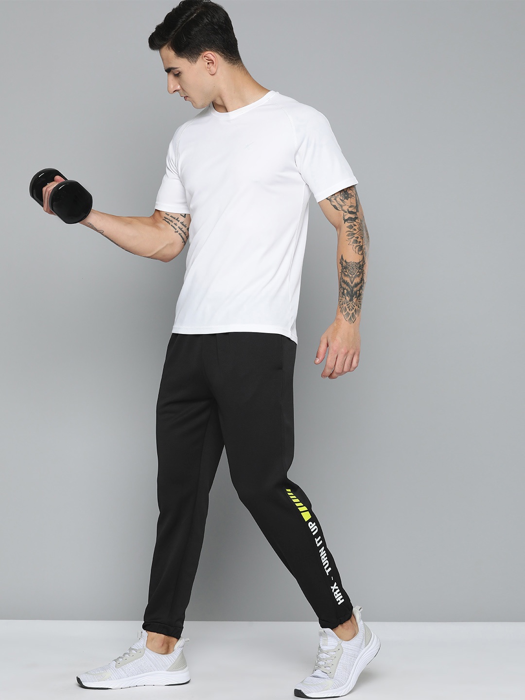 

HRX by Hrithik Roshan Men Rapid-Dry Training Joggers, Black