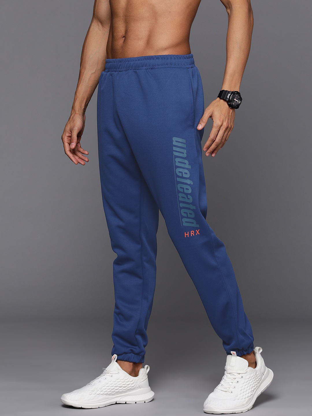 

HRX by Hrithik Roshan Men Rapid-Dry Training Joggers, Blue
