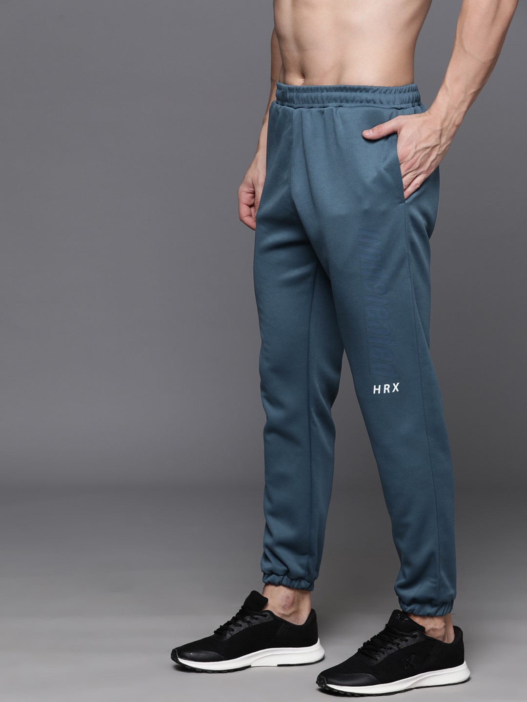 

HRX by Hrithik Roshan Men Rapid-Dry Training Track Pants, Blue