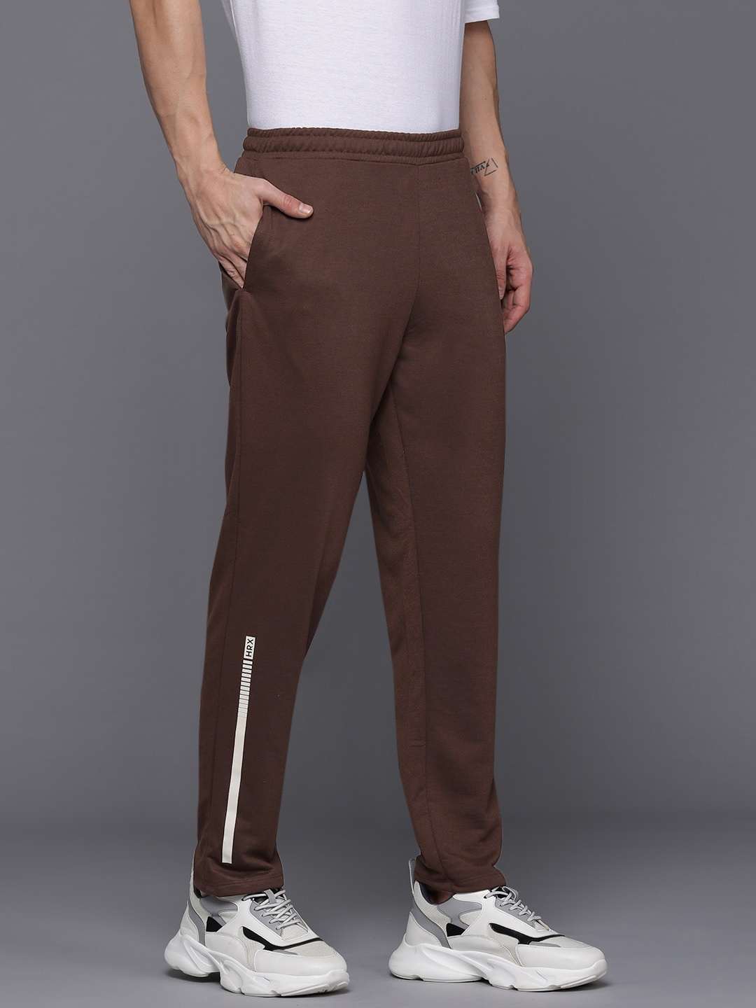 

HRX by Hrithik Roshan Men Lifestyle Track Pants, Brown