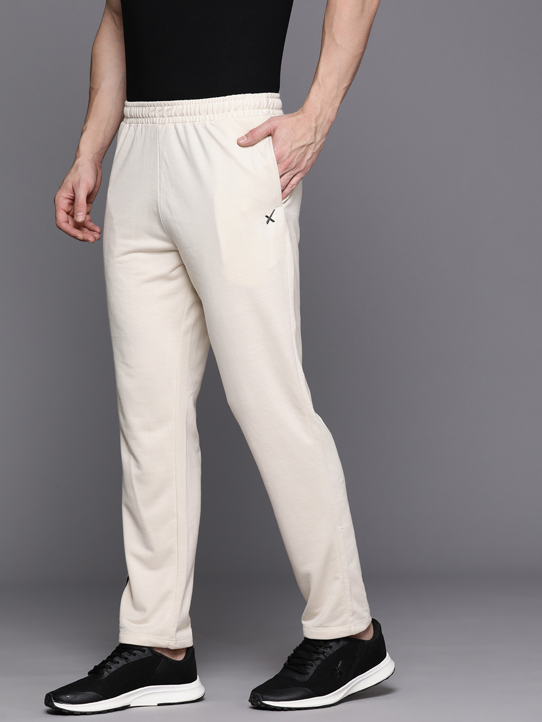 

HRX by Hrithik Roshan Men Lifestyle Track Pants, Off white