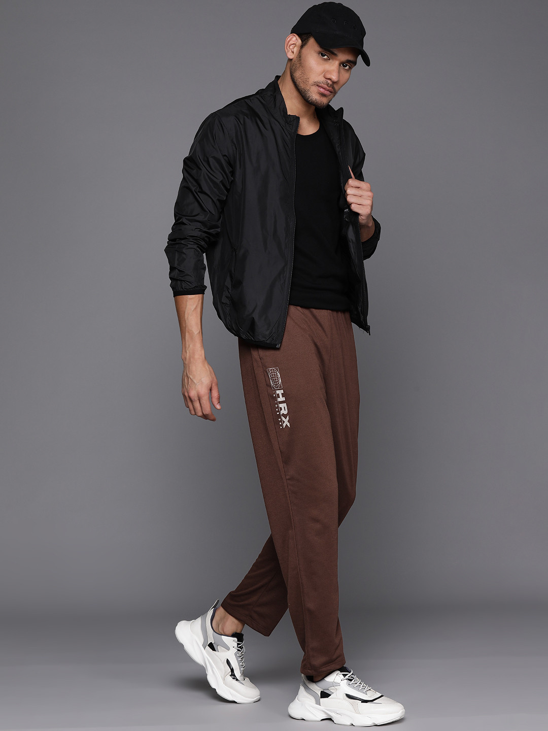 

HRX by Hrithik Roshan Men Lifestyle Track Pants, Brown