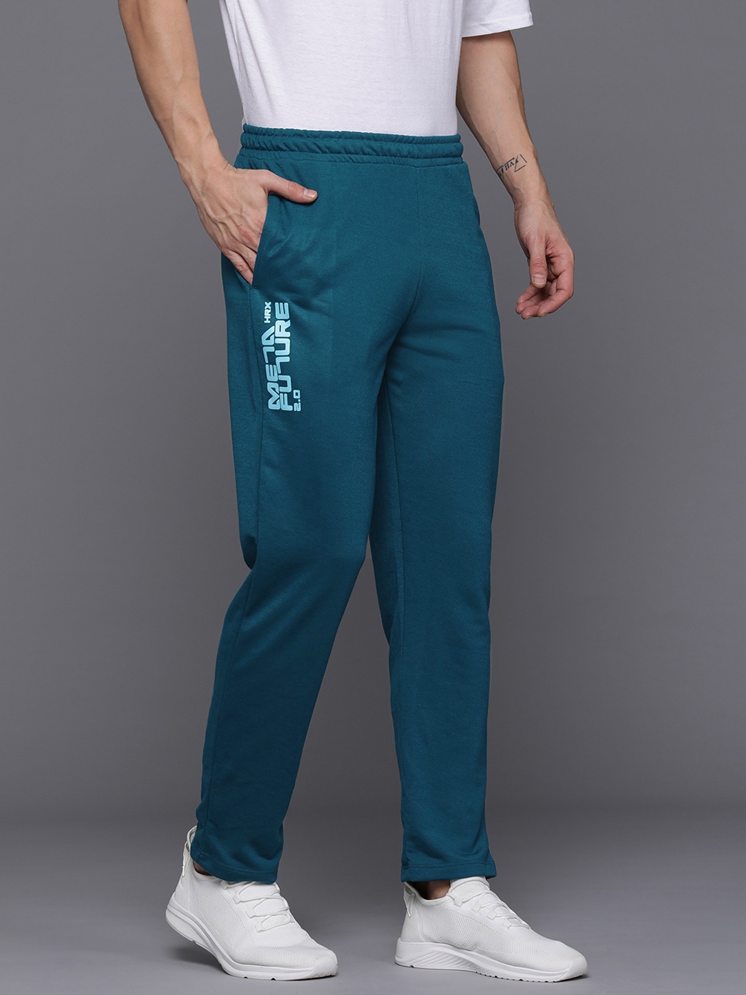 

HRX by Hrithik Roshan Men Lifestyle Track Pants, Teal