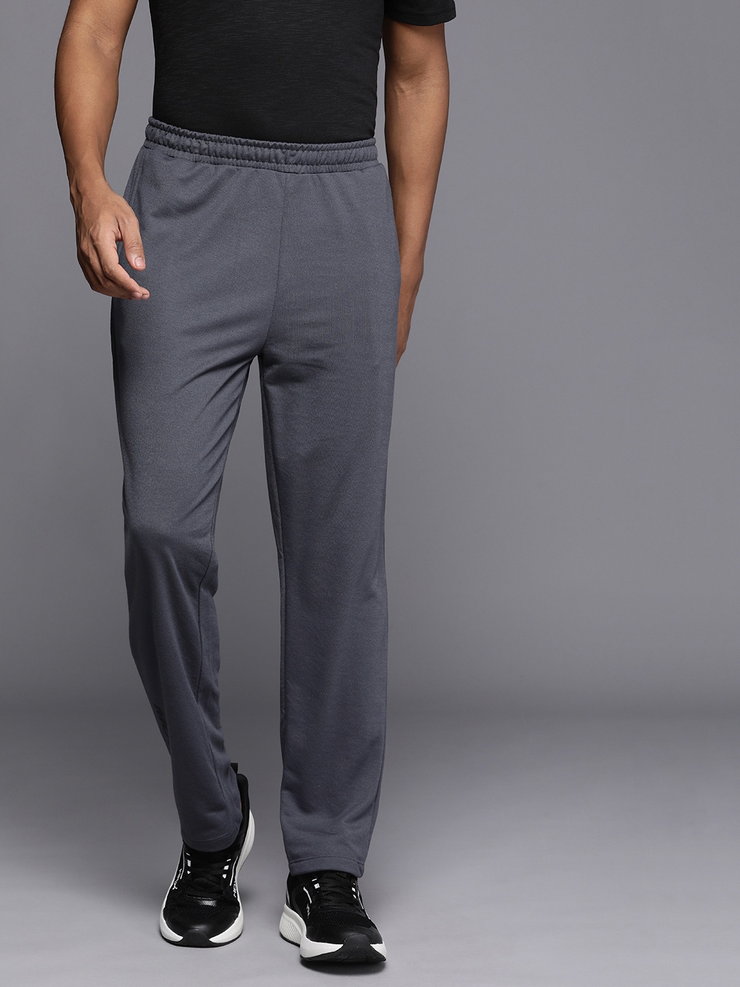 

HRX by Hrithik Roshan Men Solid Track Pants, Charcoal