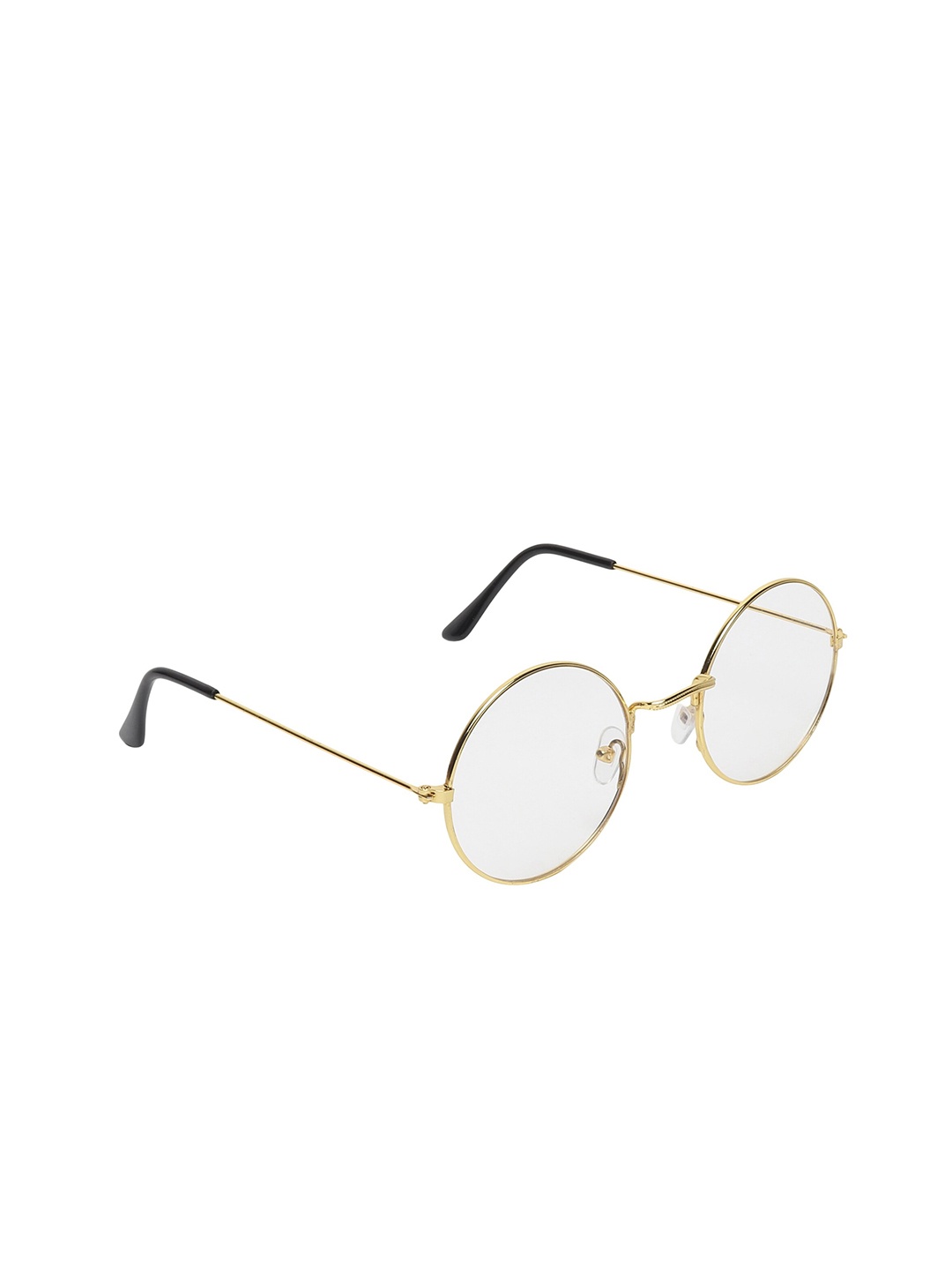 

SCAGLIA Unisex Round Sunglasses with UV Protected Lens, Transparent