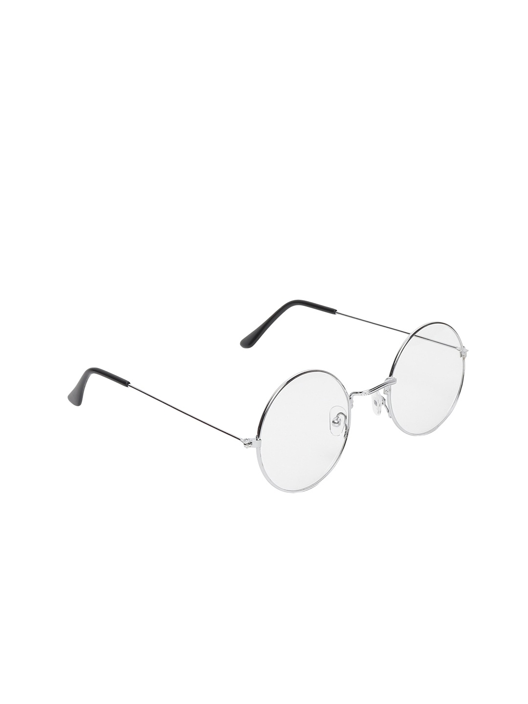 

ALIGATORR Unisex Clear Lens & Round Sunglasses with UV Protected Lens, Transparent