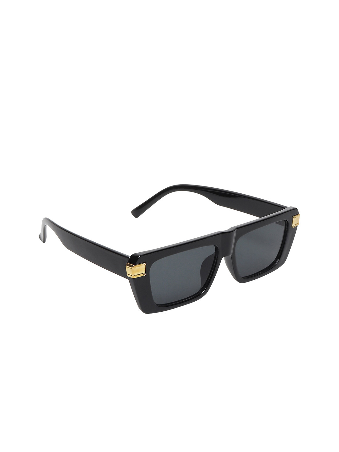 

ALIGATORR Unisex Black Lens & Wayfarer with UV Protected Lens Sunglasses
