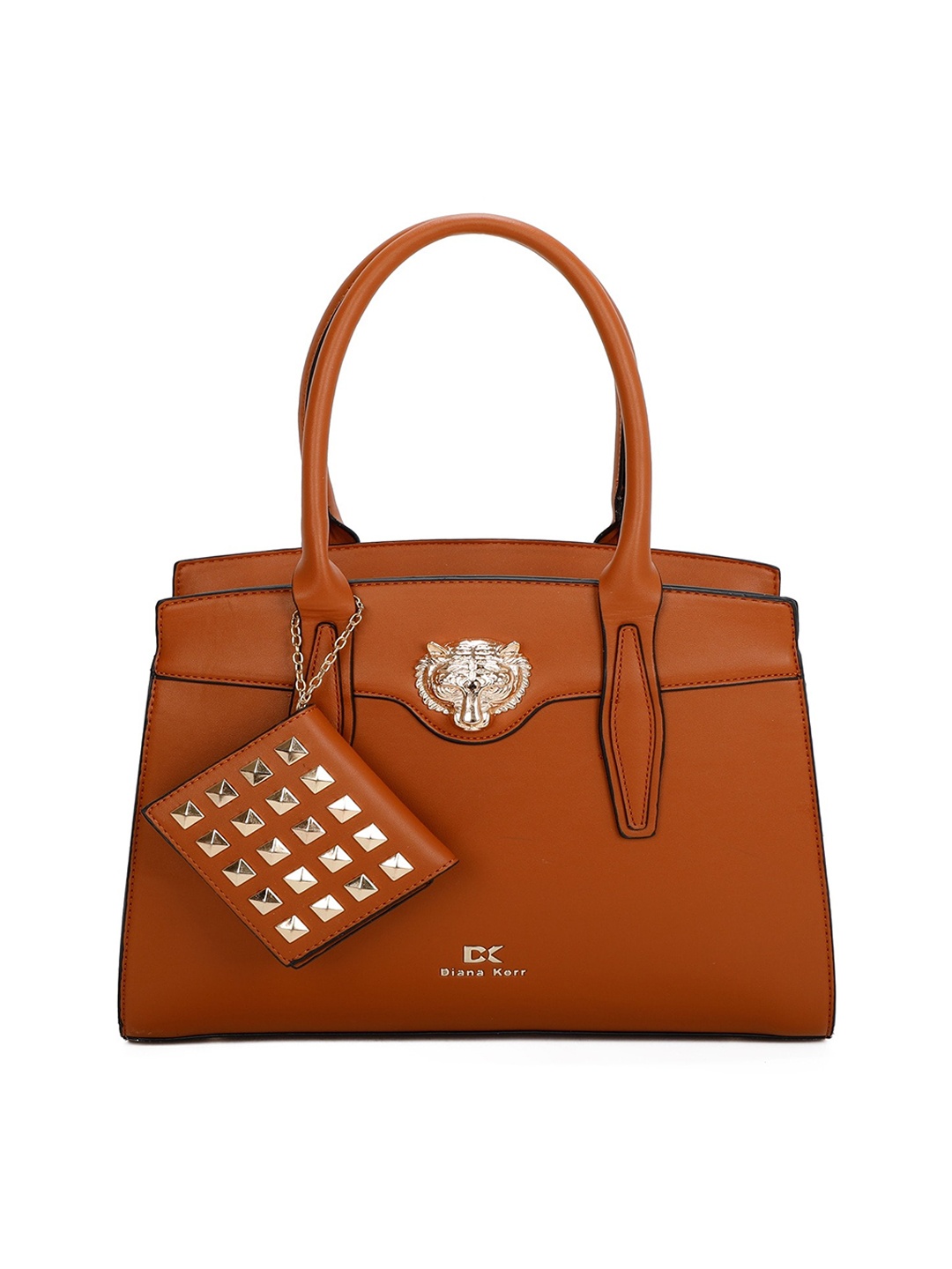 

Diana Korr PU Structured Handheld Bag, Tan