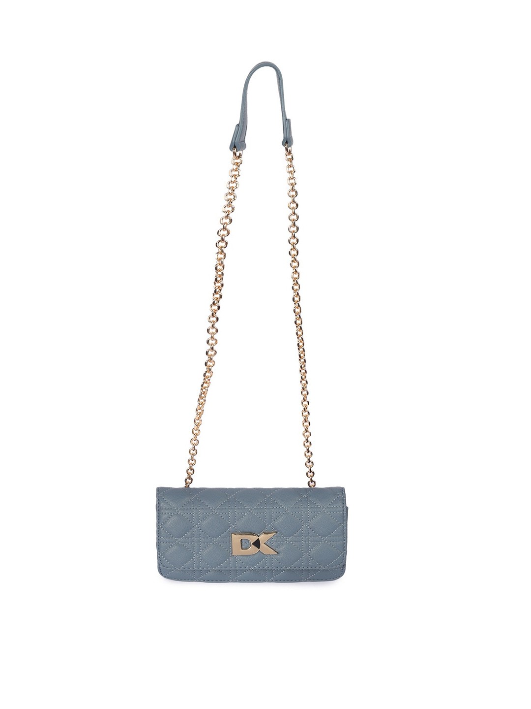 

Diana Korr Quilted Structured Sling Bag, Grey