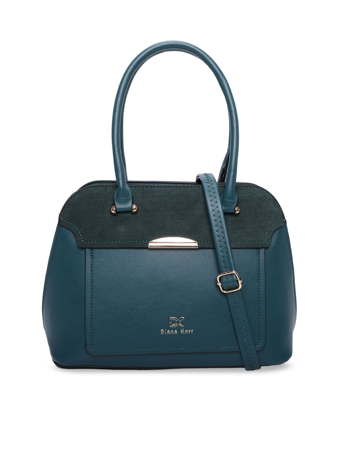 

Diana Korr Textured Structured Handheld Bag, Teal