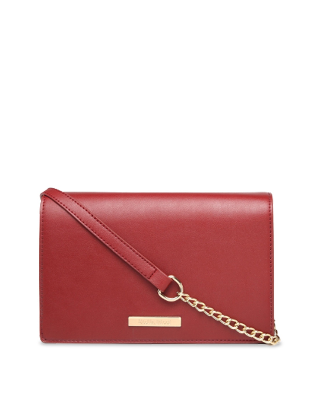 

Diana Korr Textured Structured Sling Bag, Maroon