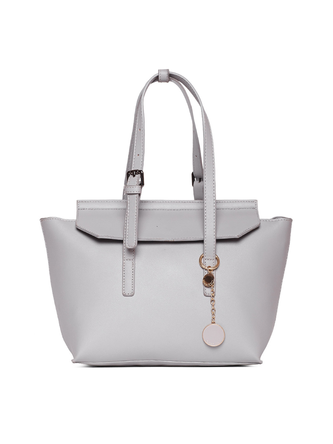 

Diana Korr Structured Shoulder Bag with Quilted, Grey
