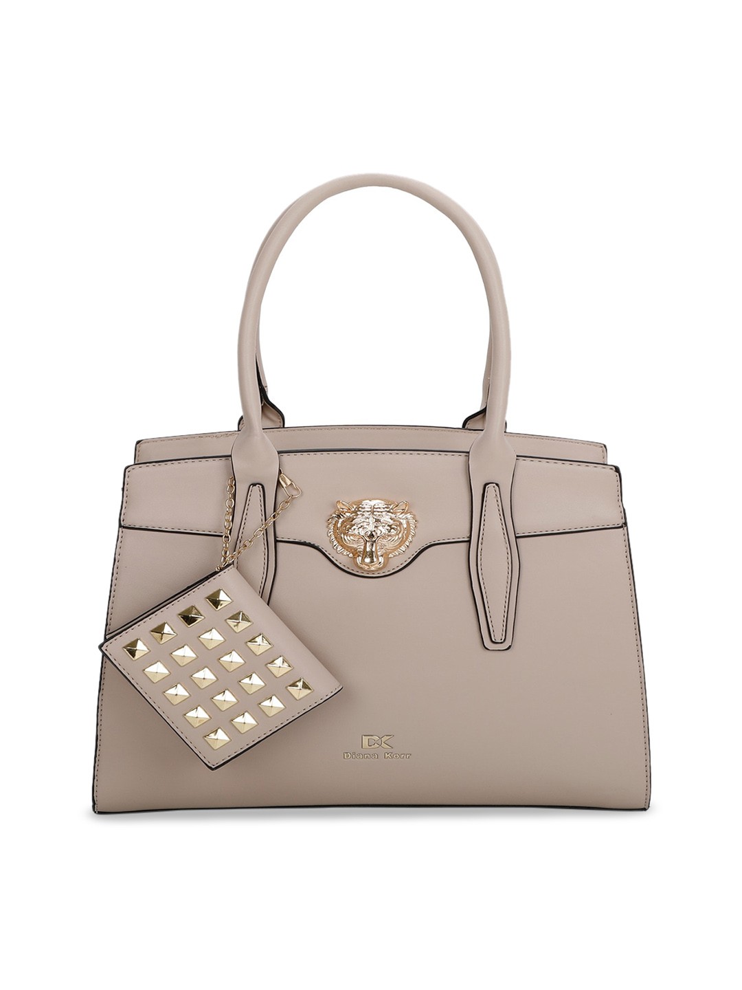 

Diana Korr Structured Handheld Bag, Beige