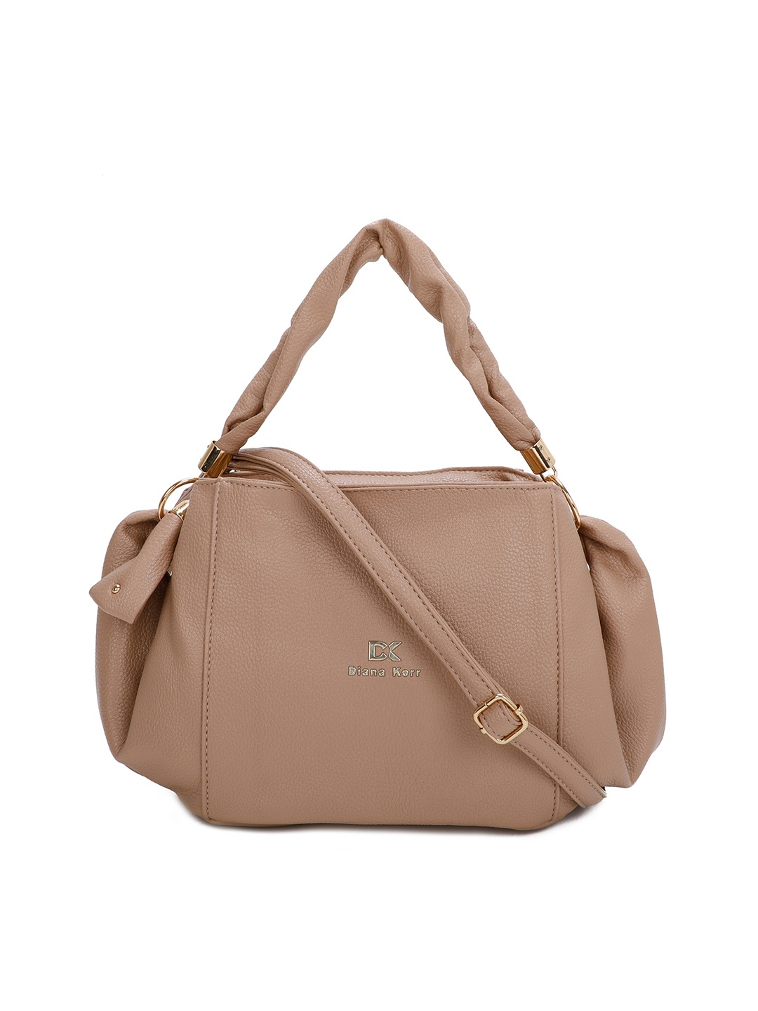 

Diana Korr Khaki Structured Handheld Bag