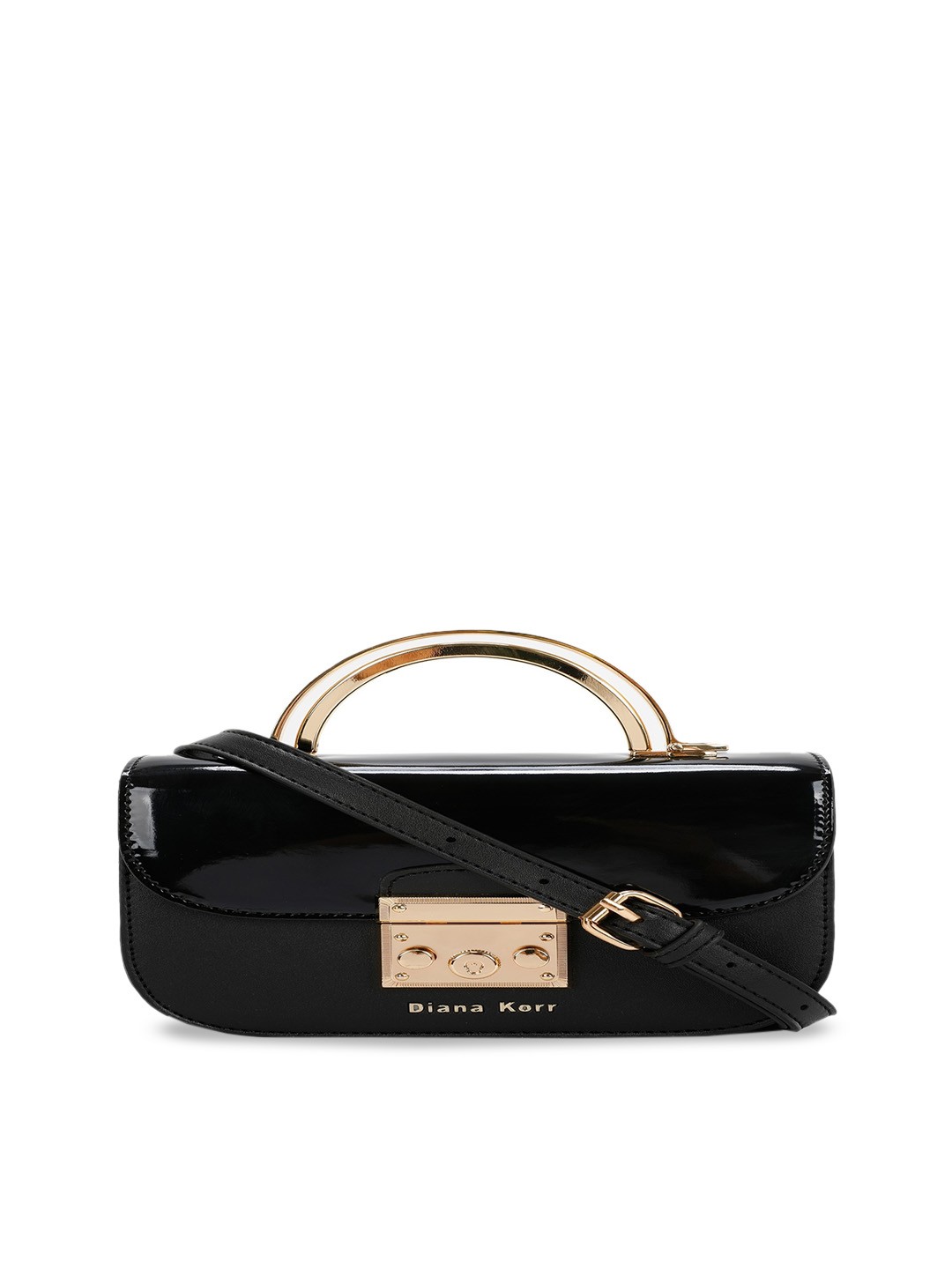 

Diana Korr PU Structured Satchel, Black