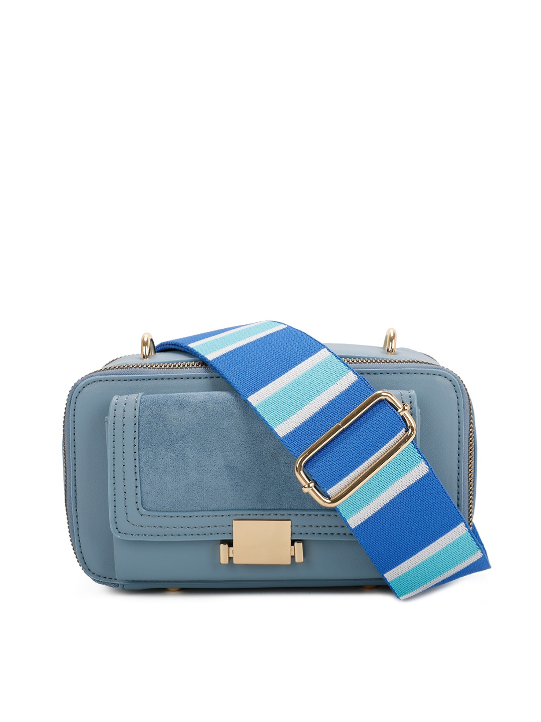 

Diana Korr Structured Sling Bag with, Blue