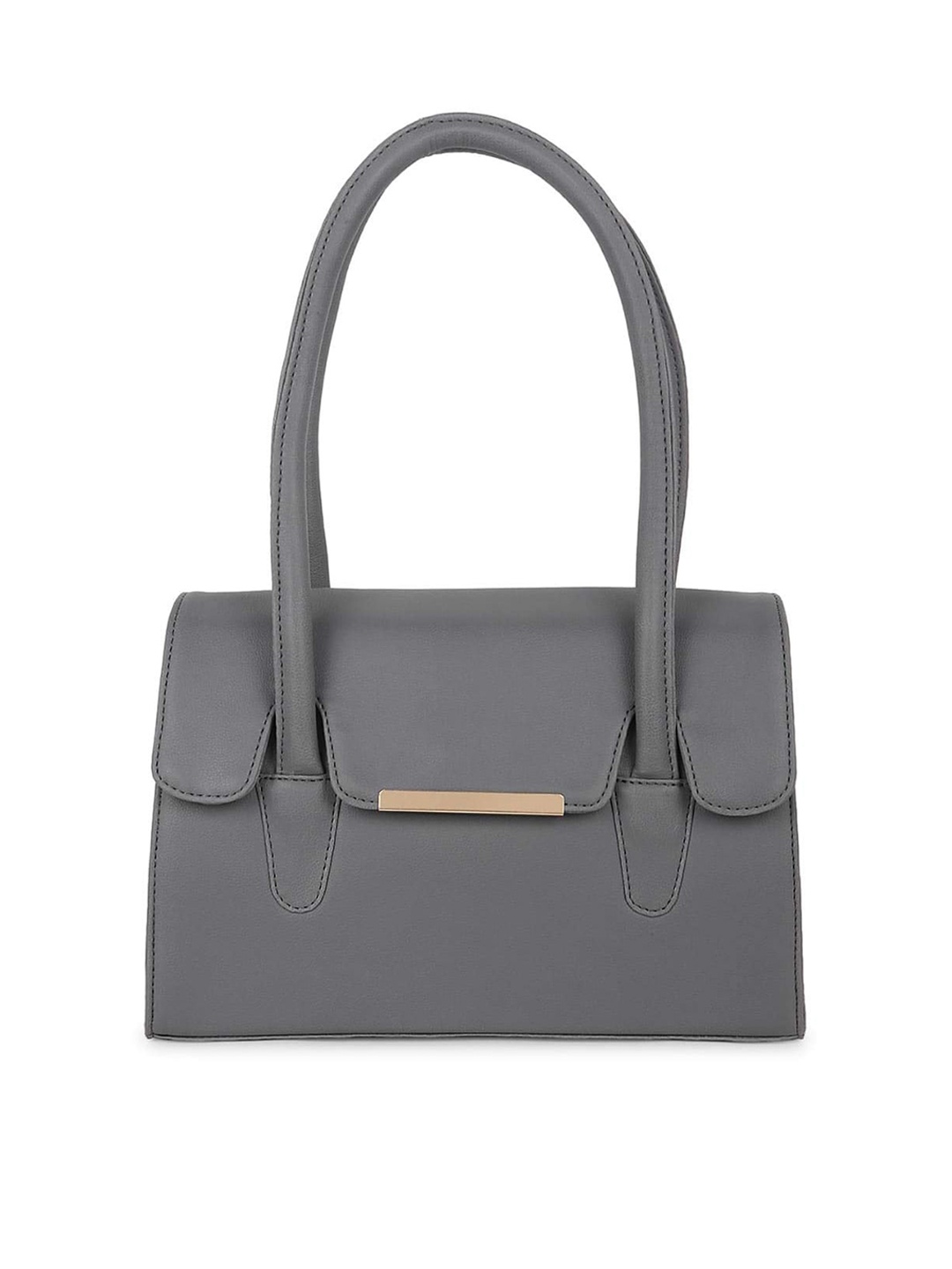 

ROVOK Grey Structured Handheld Bag