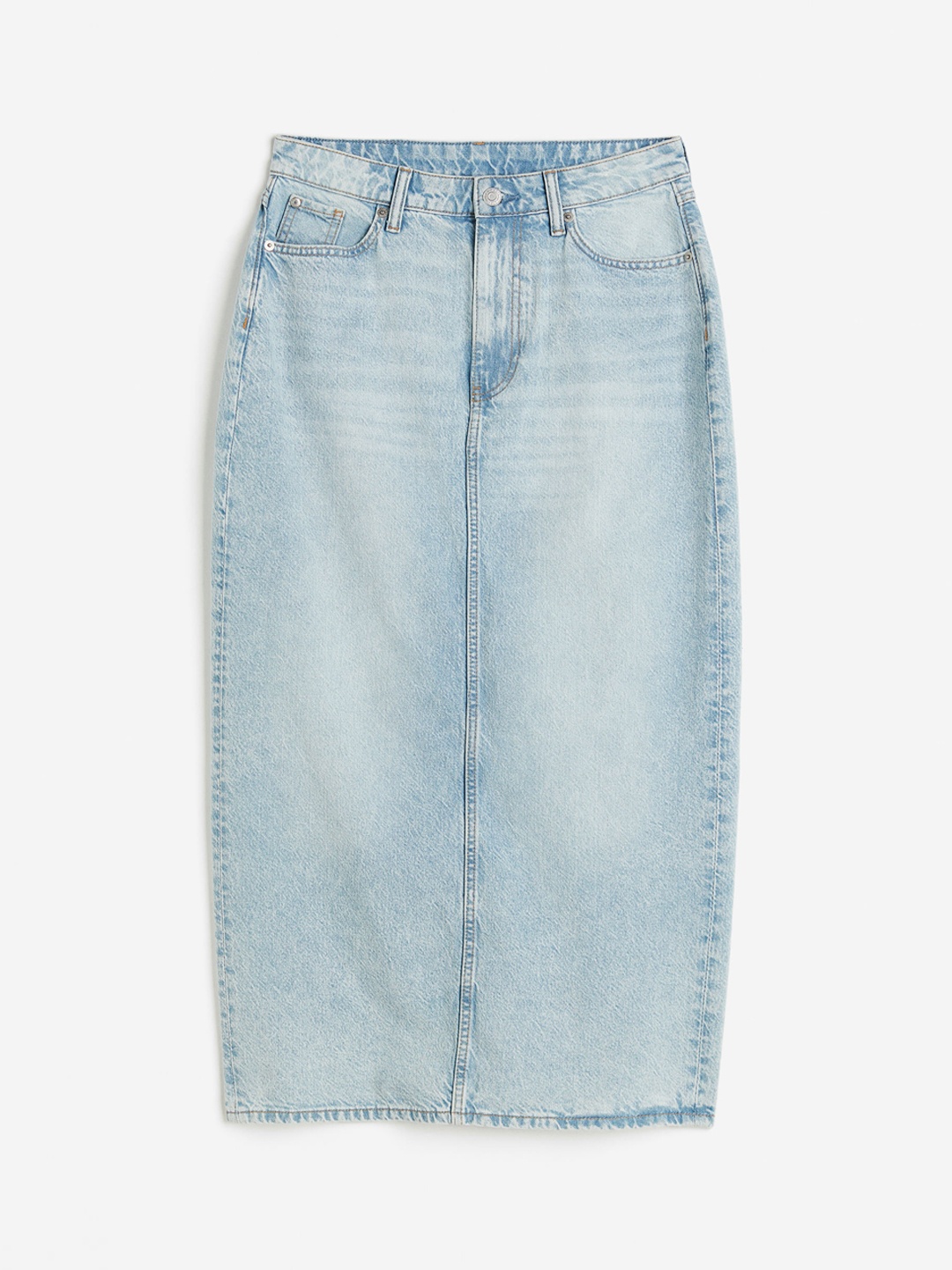

H&M Women Denim Midi Skirts, Blue