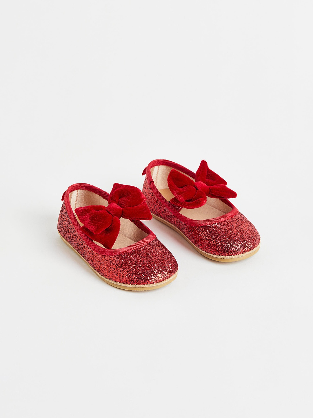 

H&M Girls Ballet Pumps, Red