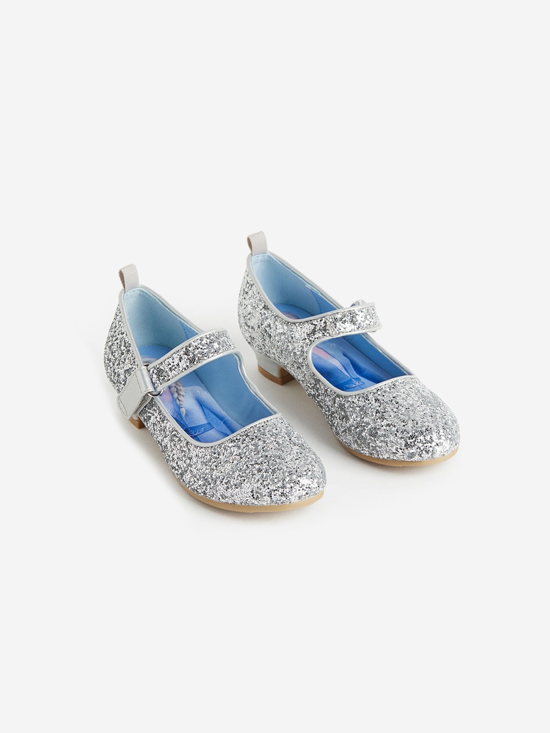 

H&M Girls Glittery Shoes, Silver