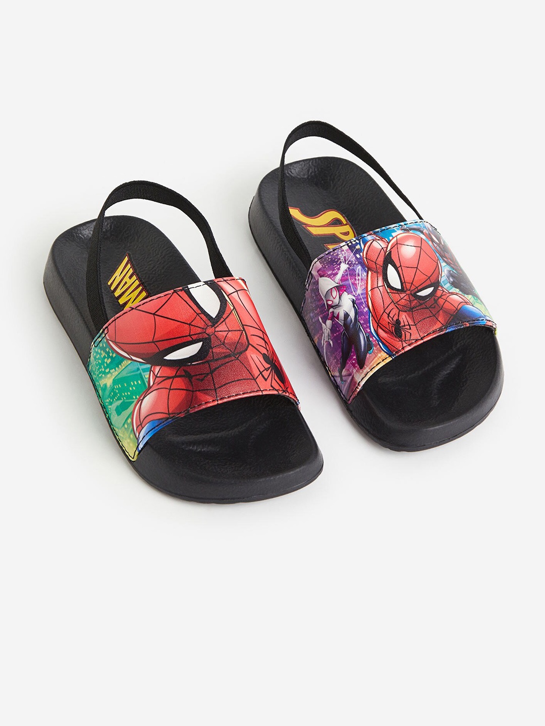 

H&M Girls Printed Pool Shoes, Black