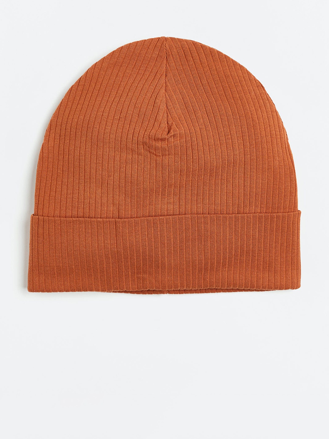 

H&M Boys Ribbed Jersey Hat, Orange