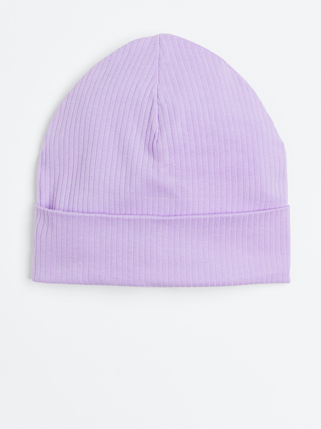 

H&M Girls Ribbed Jersey Hat, Purple