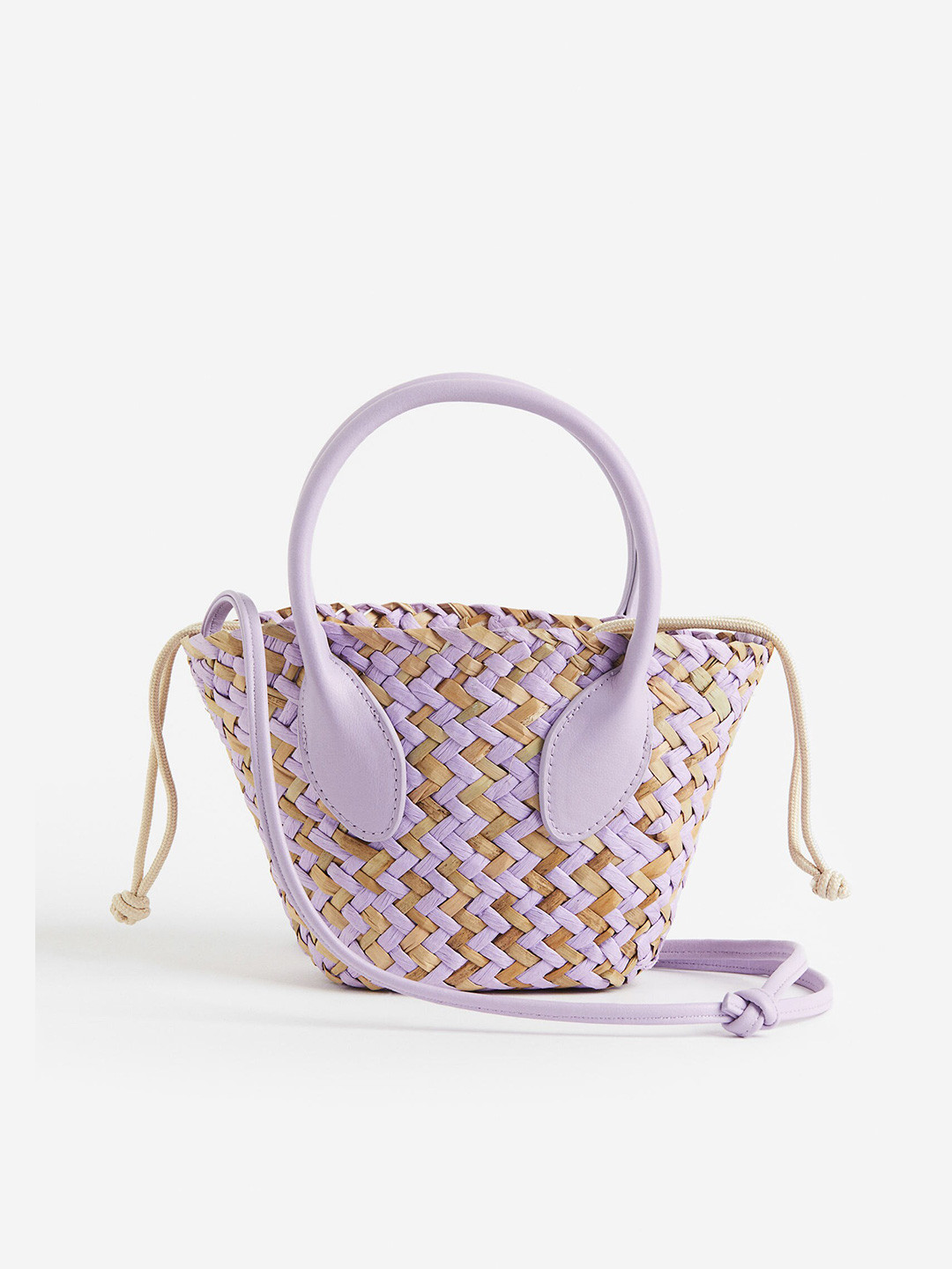 

H&M Drawstring-Detail Shoulder Bag, Beige