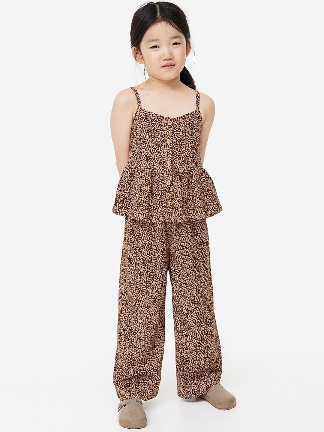 

H&M Girls 2-Piece Set, Beige