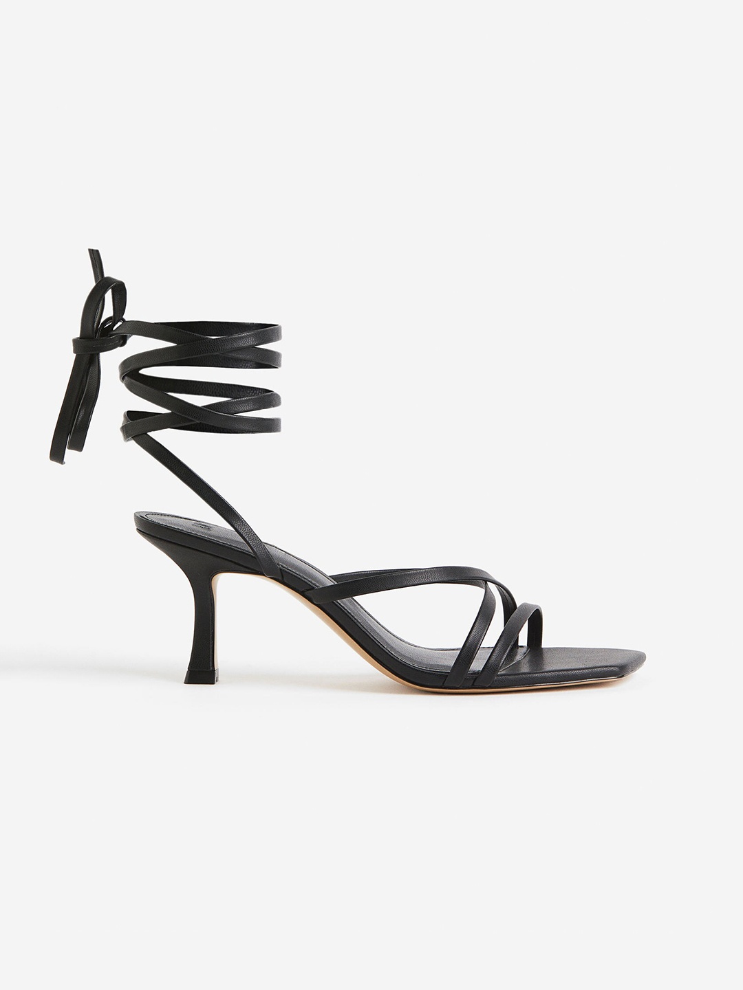 

H&M Heeled Sandals, Black