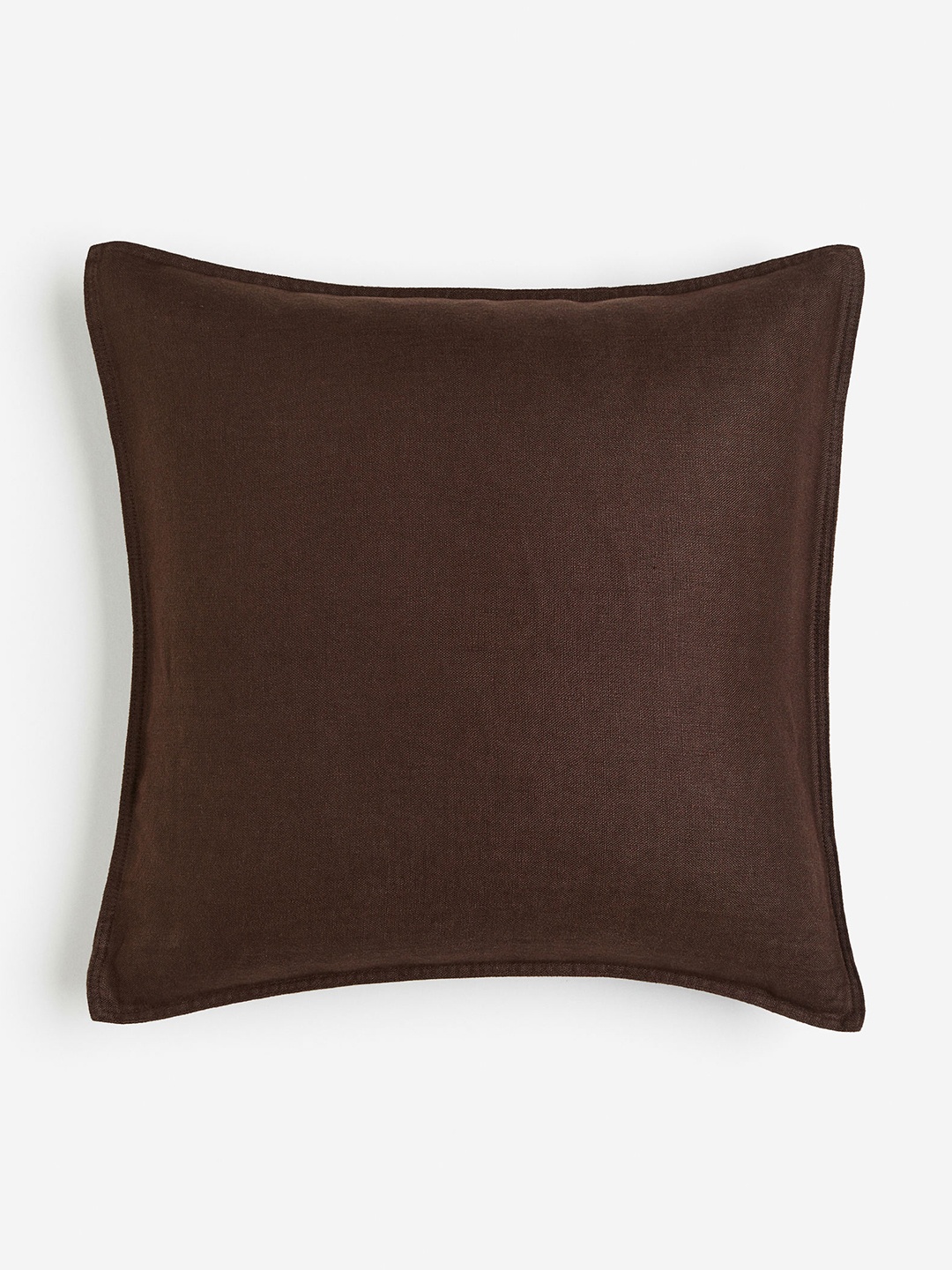 

H&M Brown Washed Linen Cushion Cover