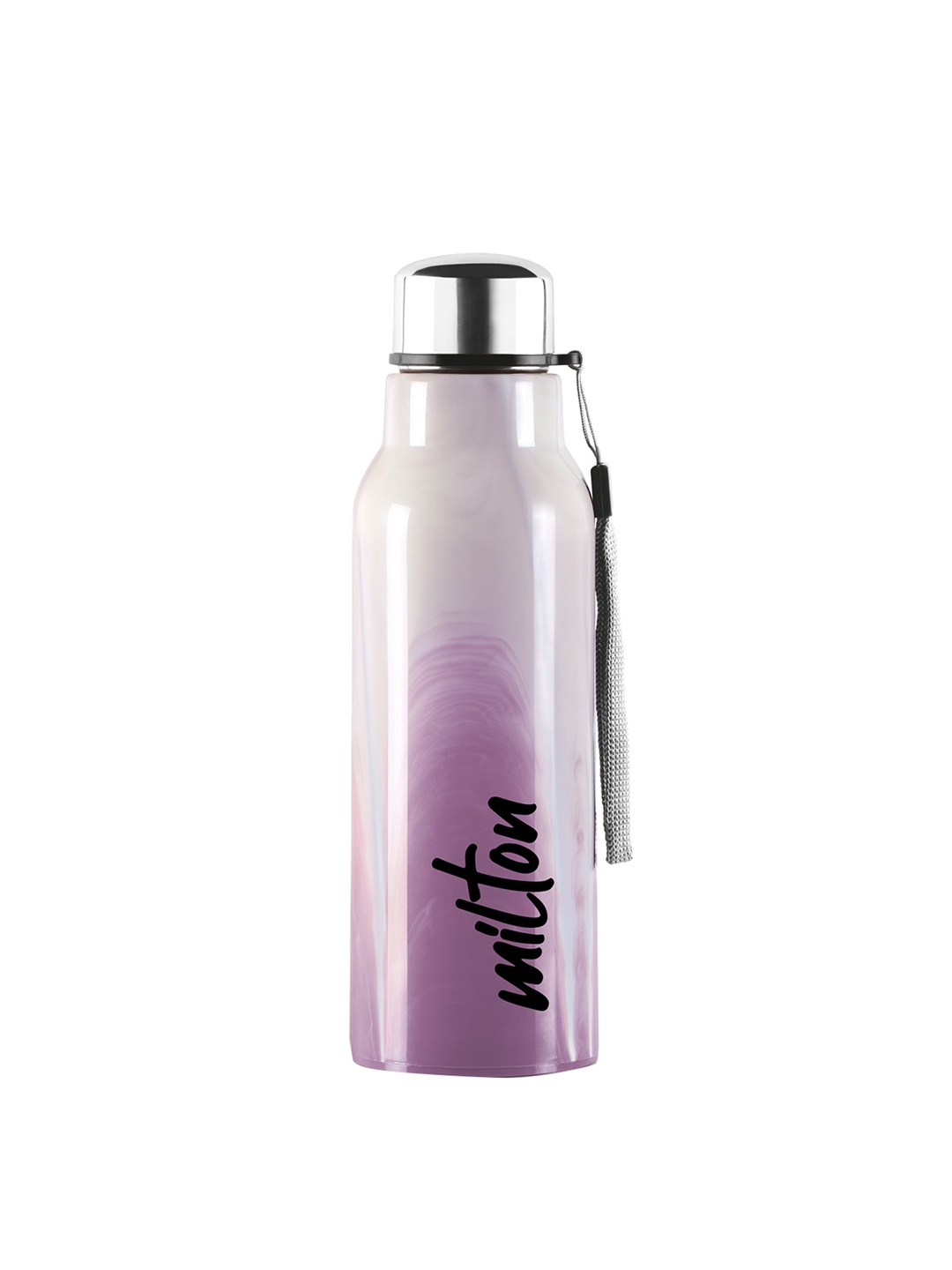 

Milton Steel Marble 600 Leak Proof Insulated Inner Steel Outer Plastic Water Bottle 520ml, Violet