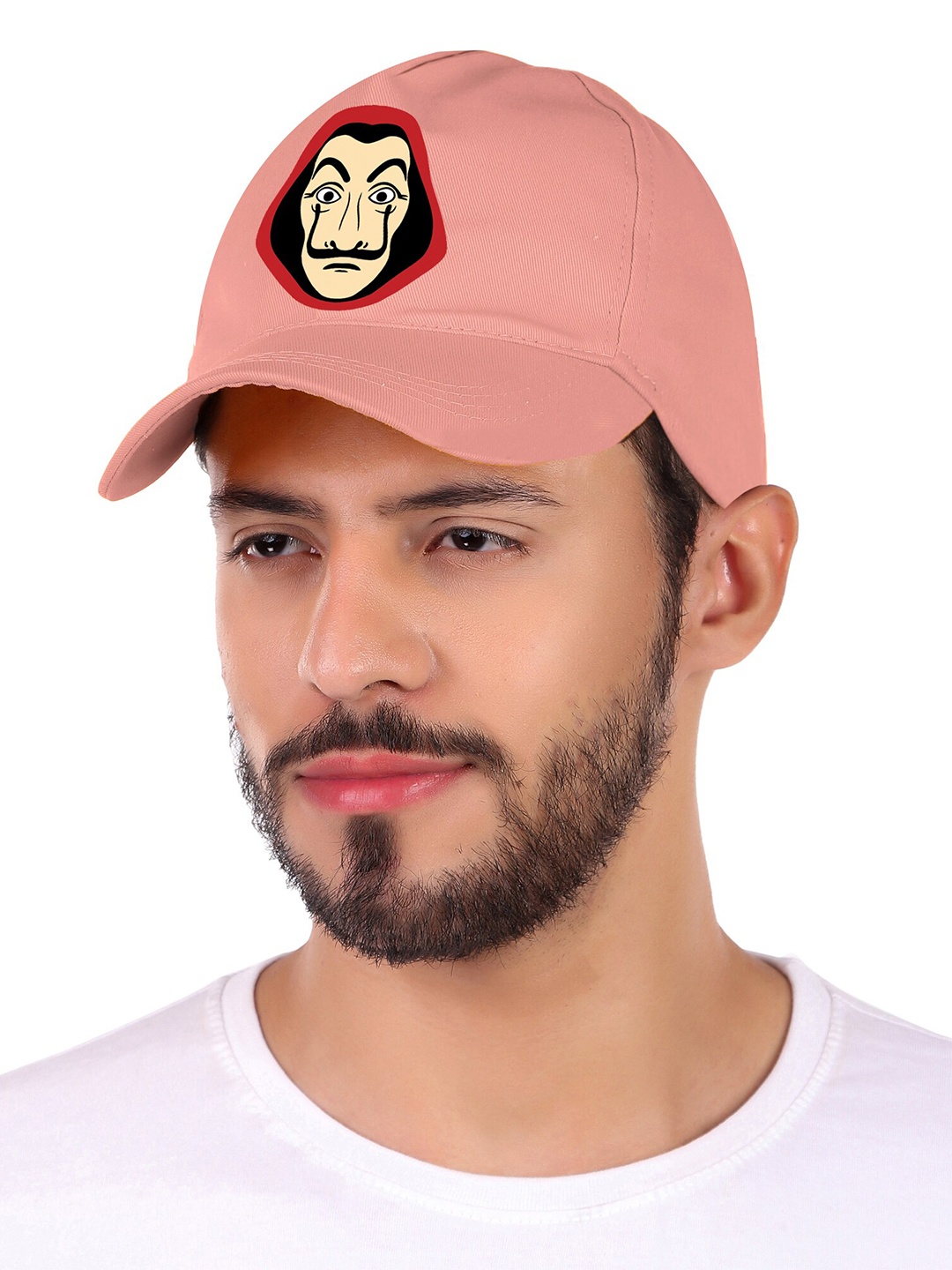 

Knotyy Unisex Printed Baseball Cap, Pink