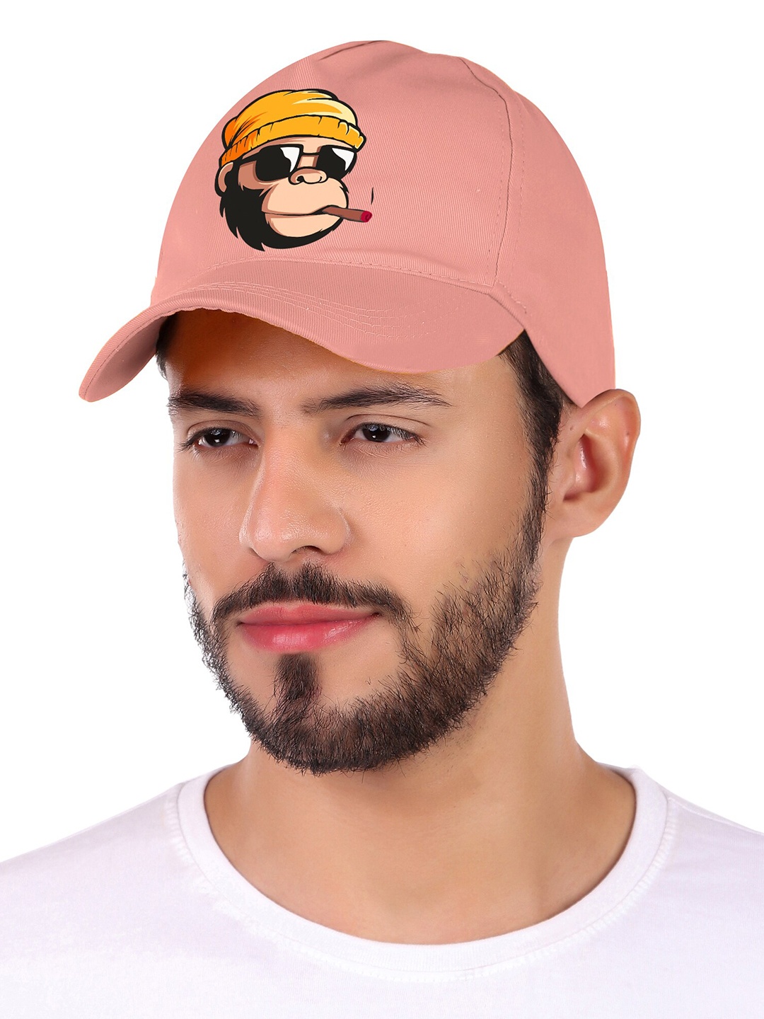 

Knotyy Unisex Printed Baseball Cap, Pink