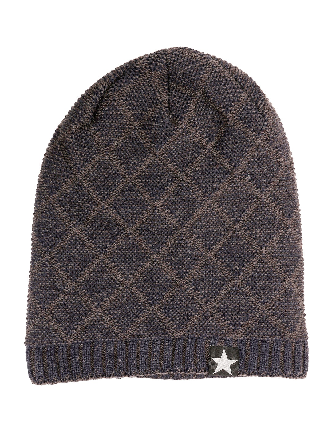 

Fabseasons Unisex Blue Self Design Beanie