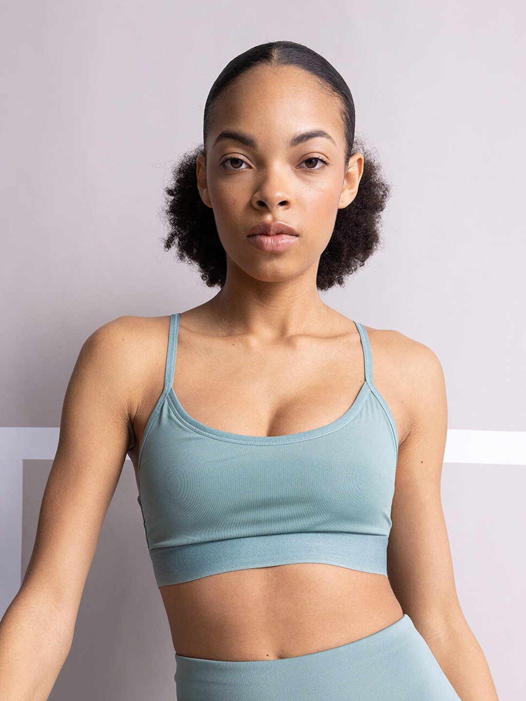 

DeFacto Medium Coverage Non-Padded Sports All Day Comfort Bra, Blue