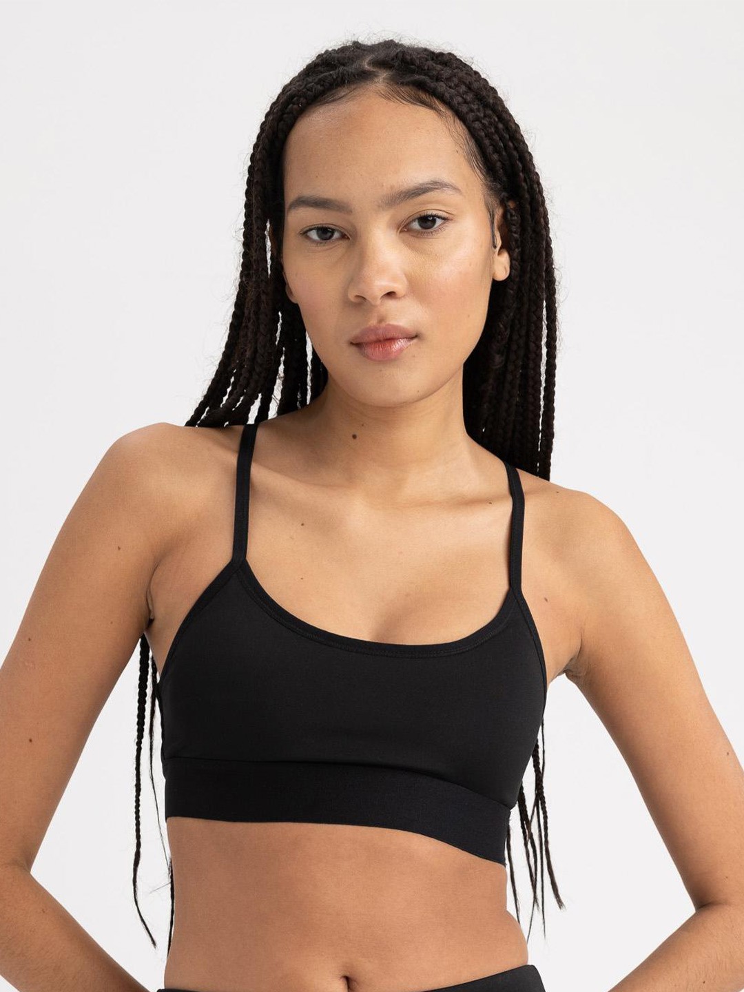 

DeFacto Training or Gym Sports Bra Medium Coverage, Black