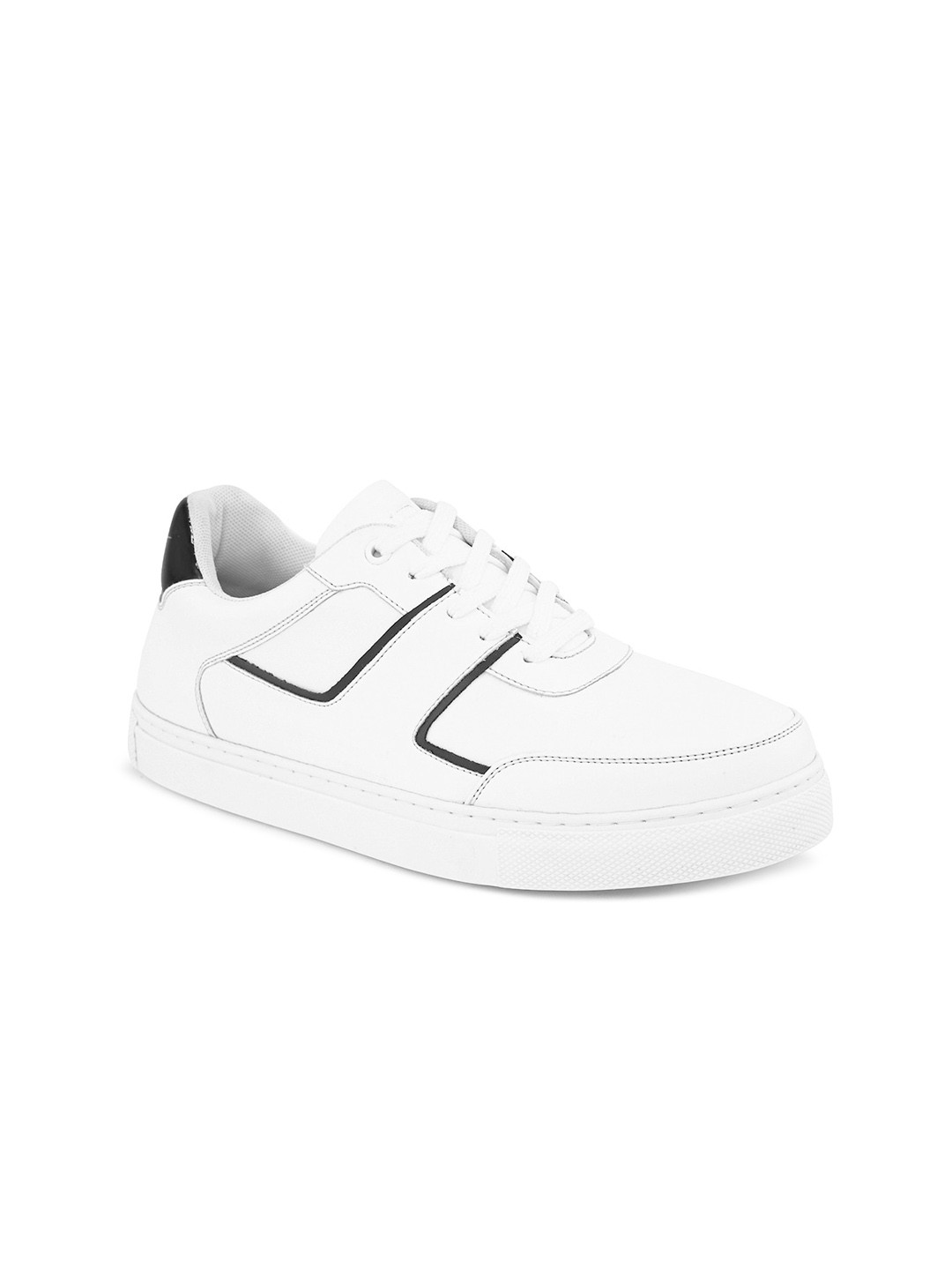 

HRX by Hrithik Roshan Women White & Black Lightweight Comfort Insole Basics Sneakers