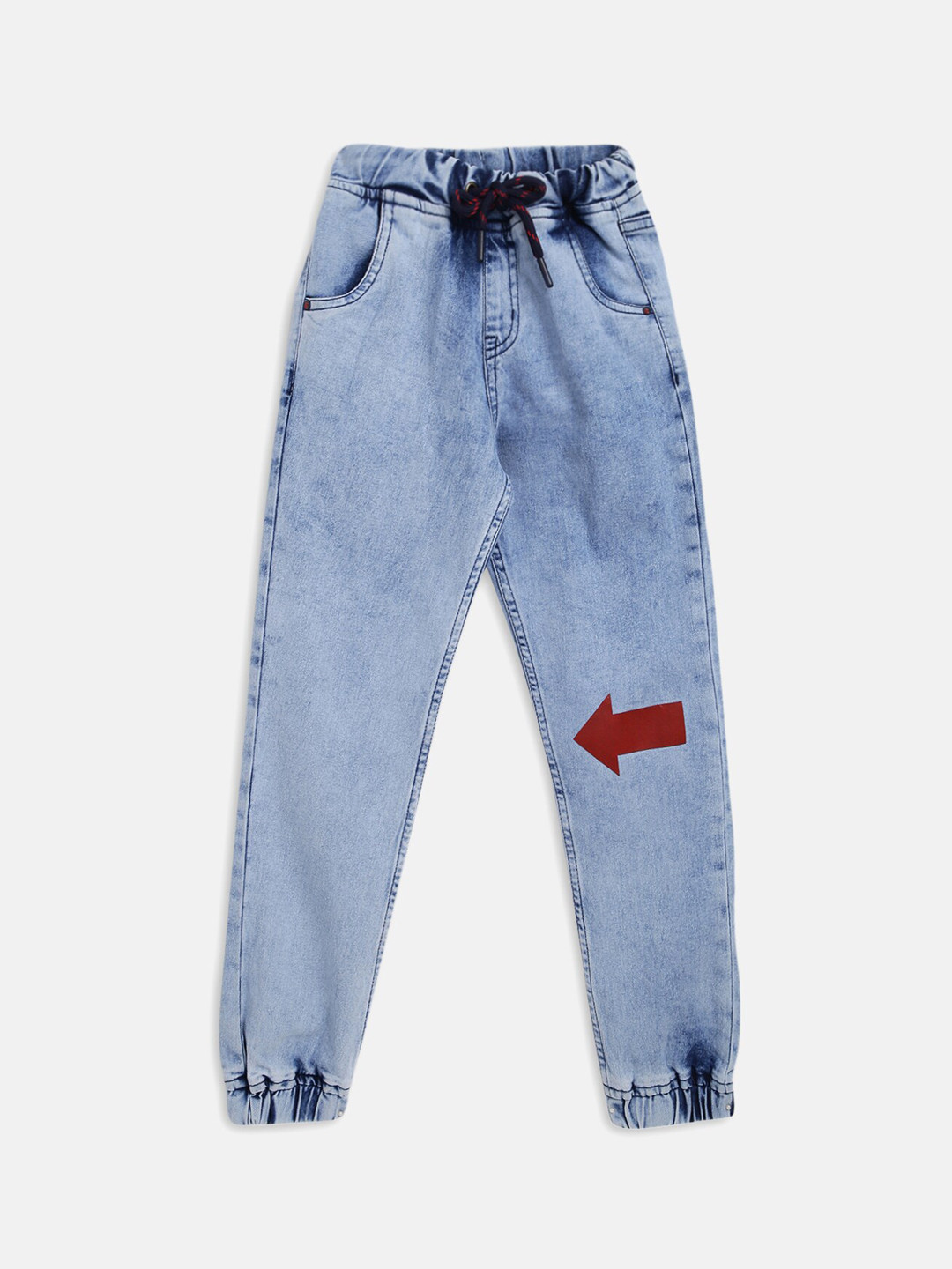 

TALES & STORIES Boys Faded Slim Fit Joggers, Blue