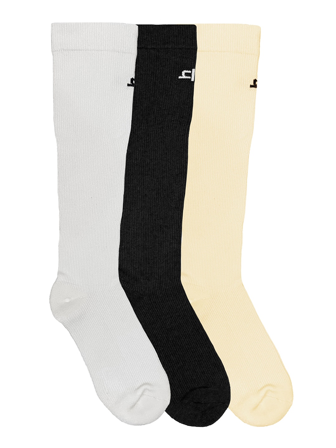 

Heelium Pack Of 3 Compression Knee-Length Pure Bamboo Socks, Beige