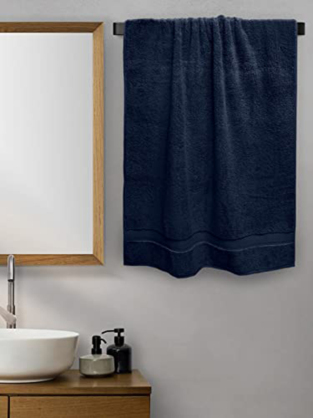 

SWHF Blue 600 GSM Cotton Bath Towel