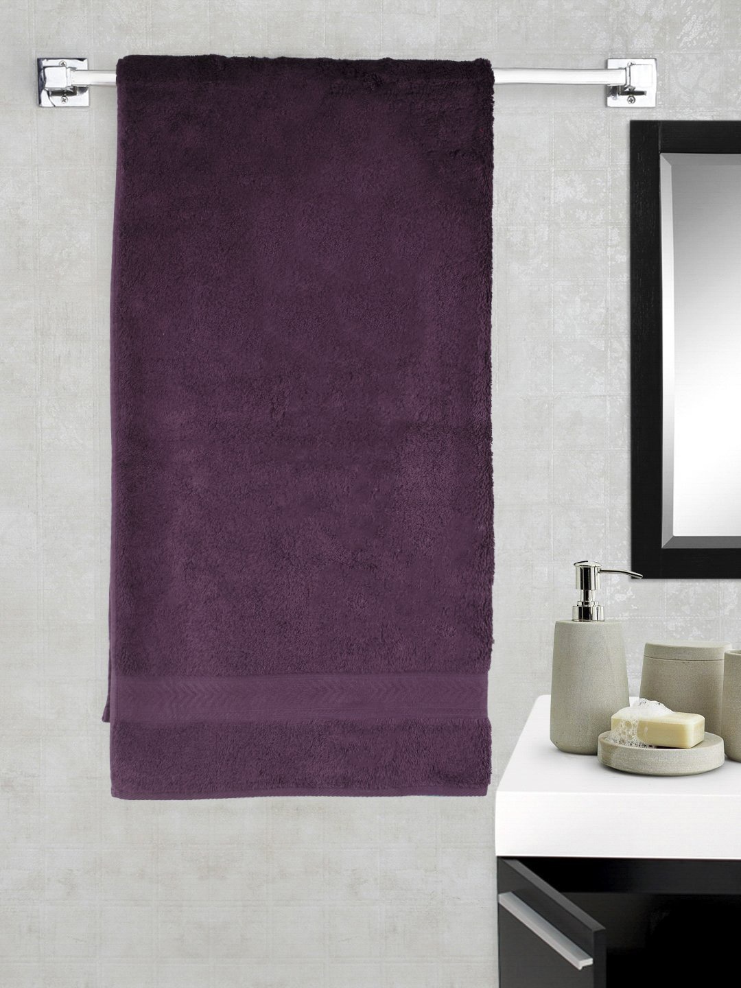 

SWHF Purple 600 GSM Cotton Bath Towel