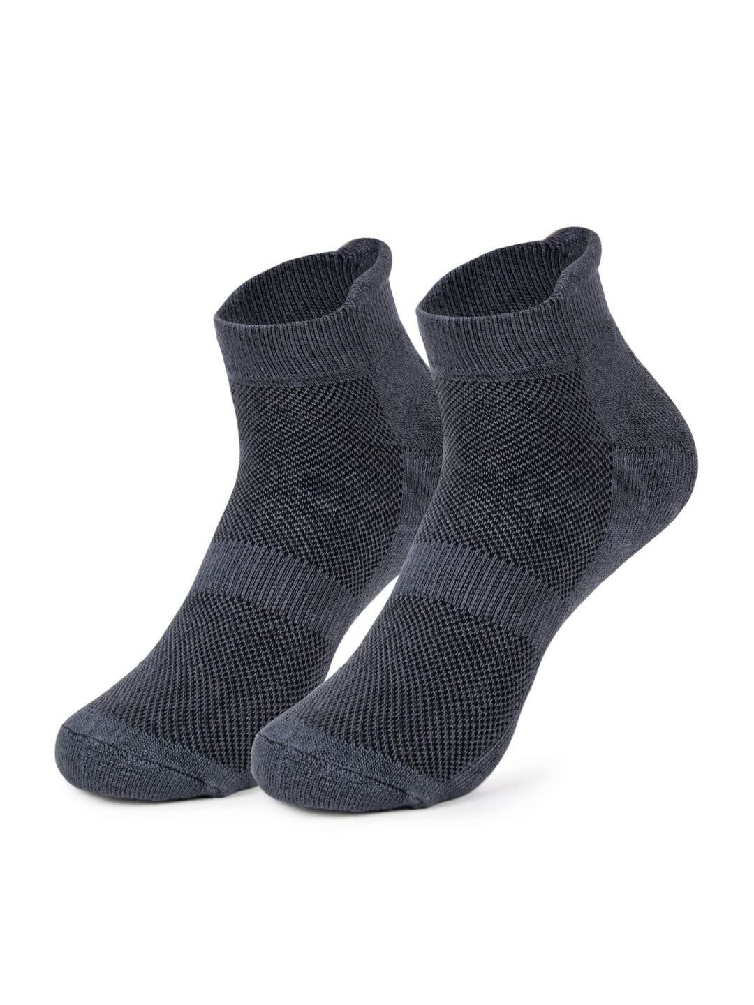 

Enable Nature Unisex Pack Of 2 Anti-Bacterial Ankle-Length Socks, Grey