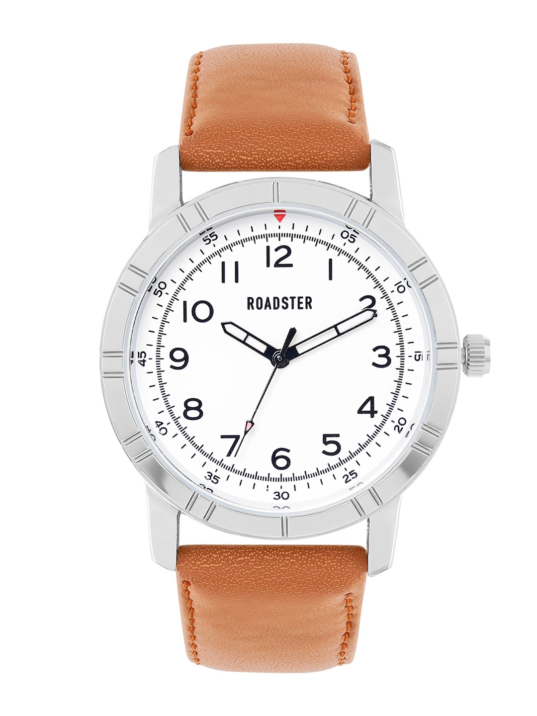 

The Roadster Lifestyle Co. Men White Dial Leather Strap Analogue Watch RD_SS23_8C