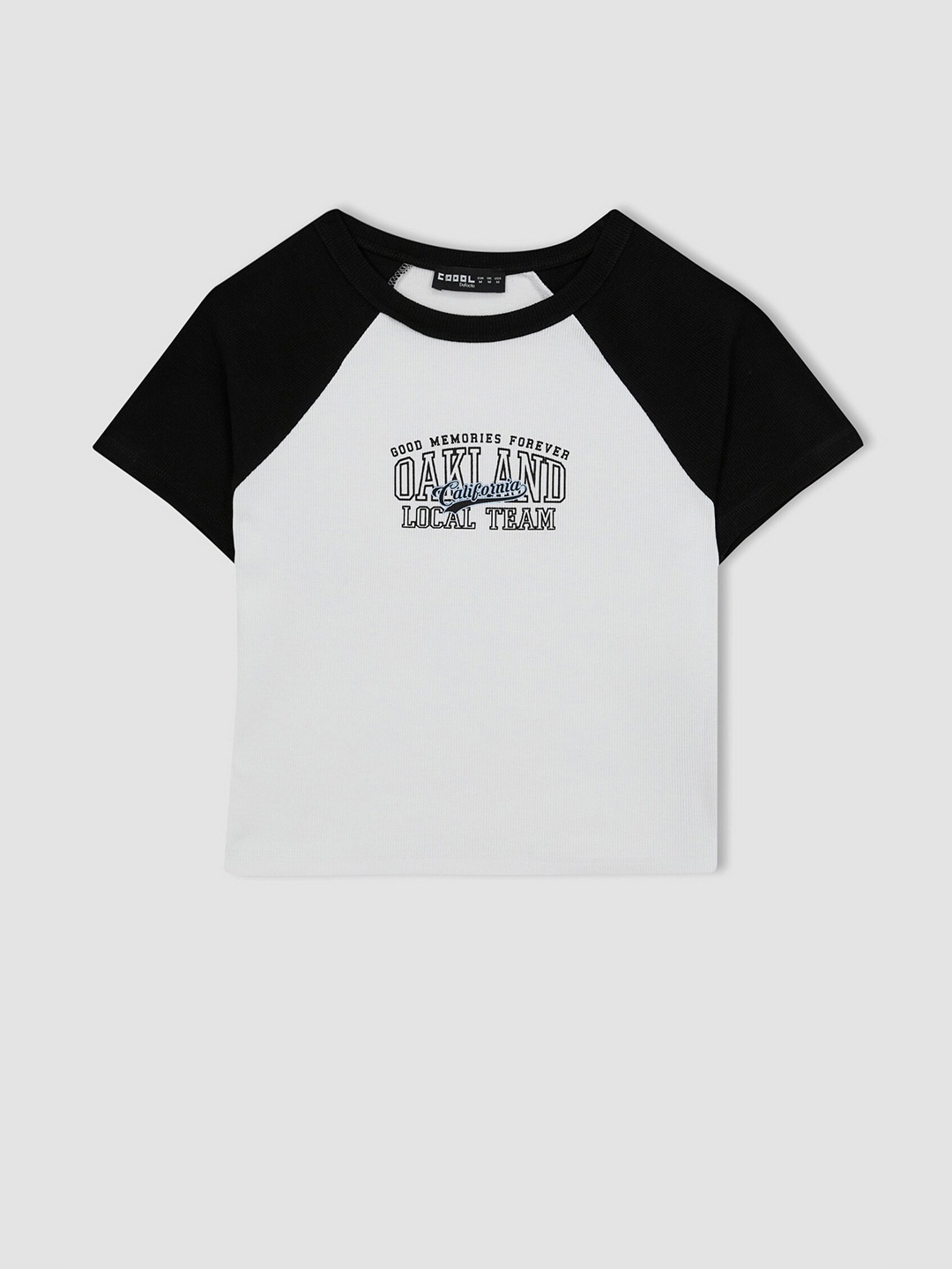 

DeFacto Typography Printed Raglan Sleeves T-shirt, White